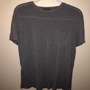 Pin striped navy blue brandy Melville T-shirt